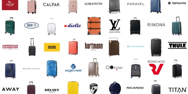 The World’s Best Luggage Brands an Logos
